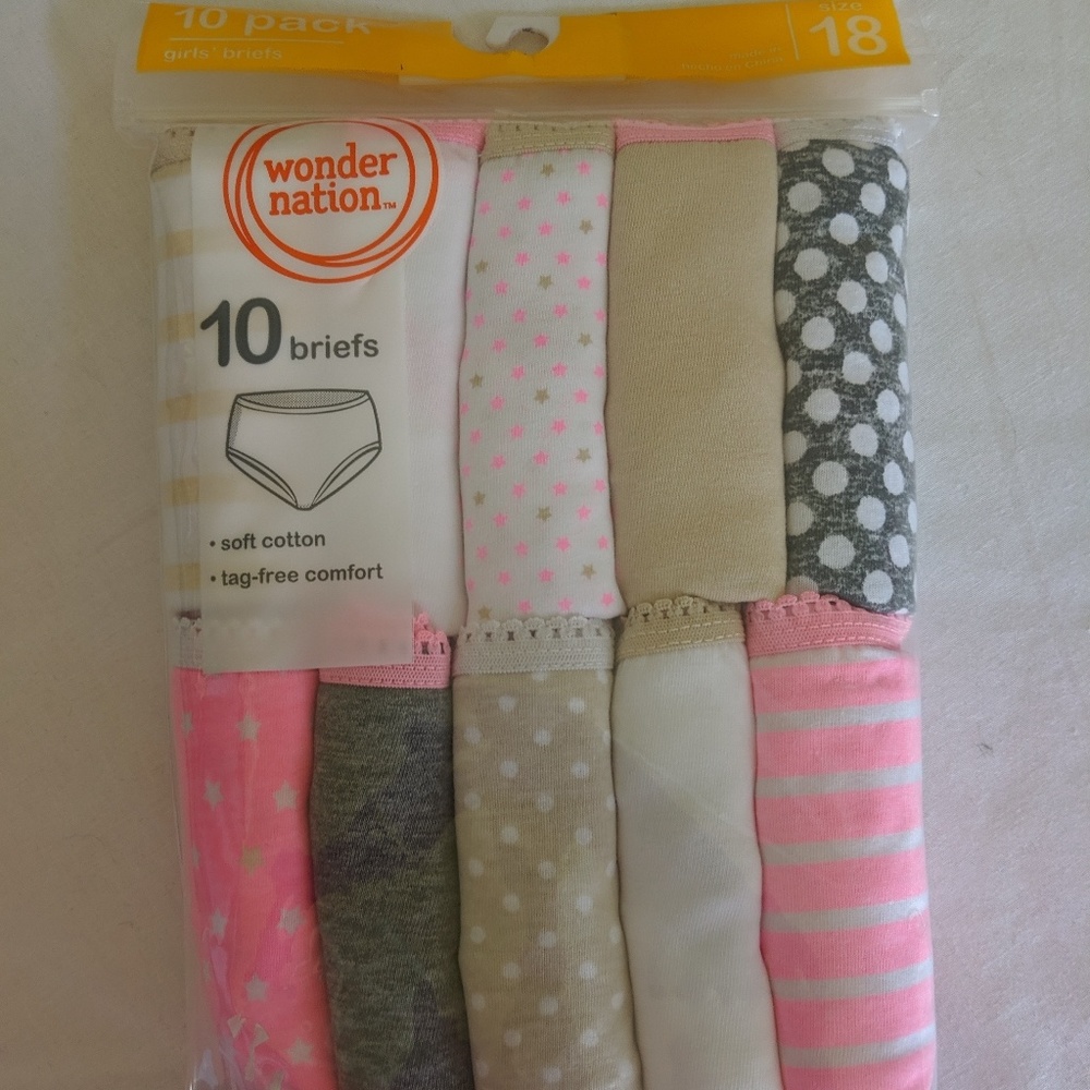 10pk of girls briefs
